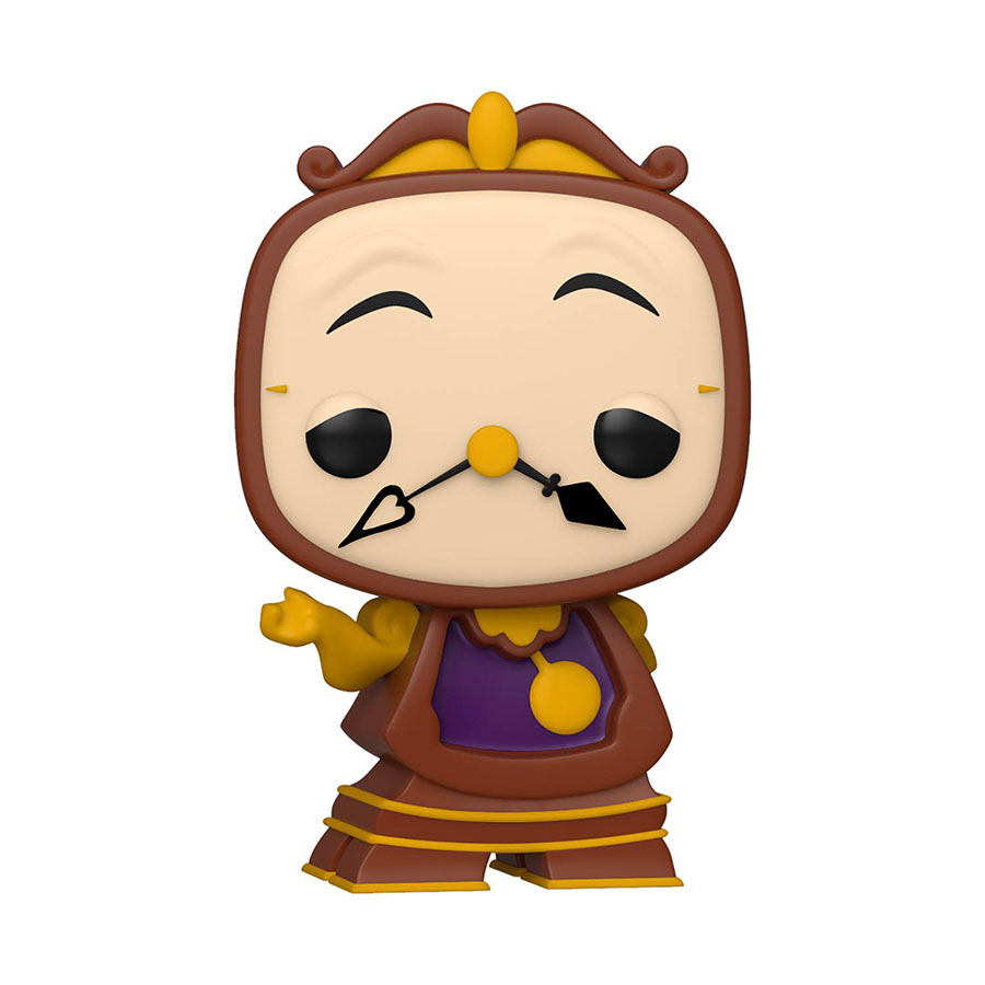POP Disney Beauty And The Beast Cogsworth Vinyl Figure