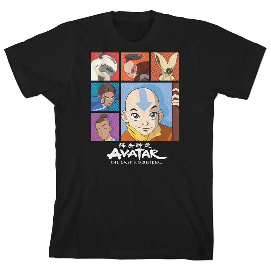 Avatar The Last Airbender Characters Youth Pre-Pack Tee
