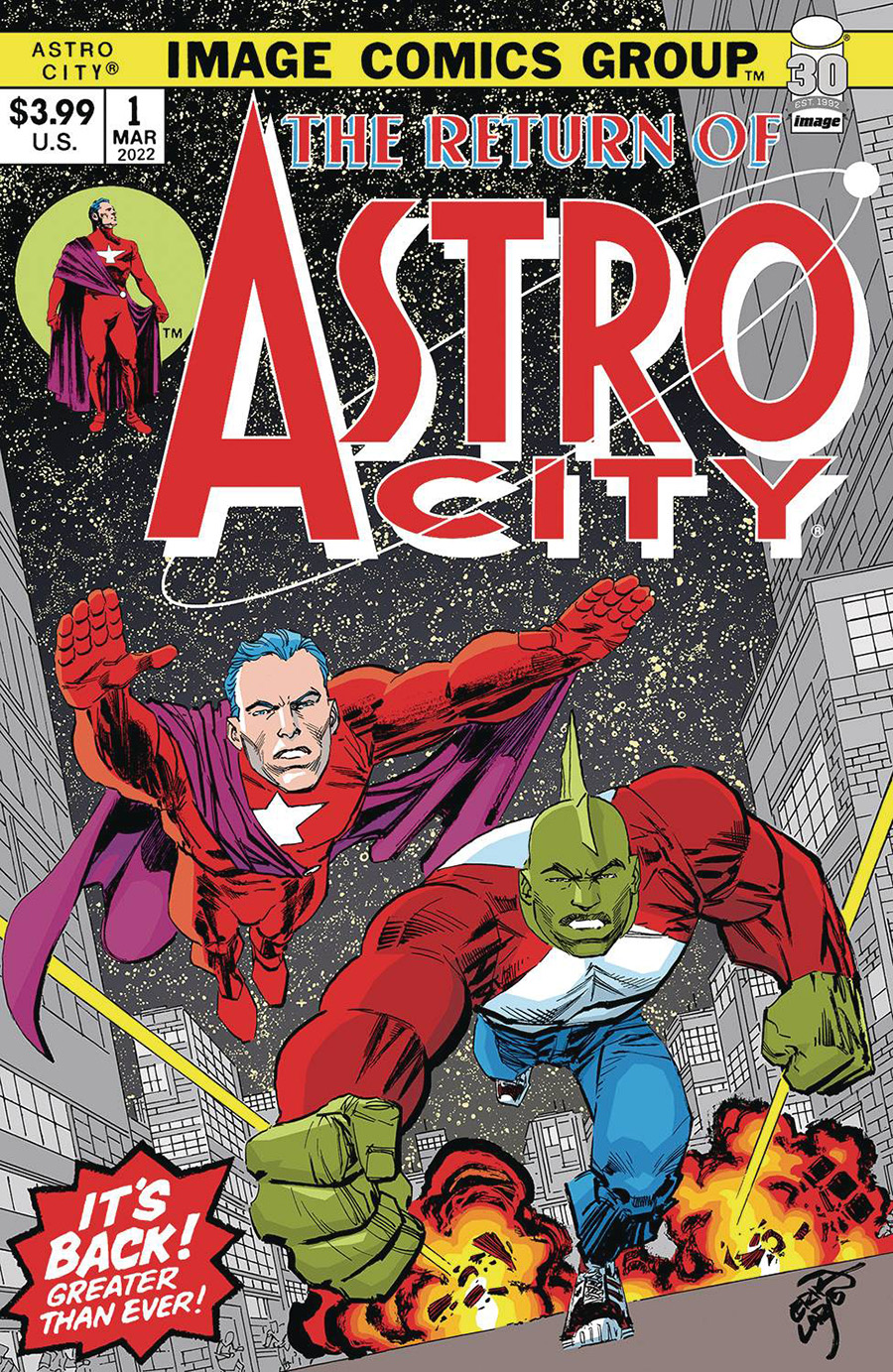 Astro City That Was Then Special #1 (One Shot) Cover B Variant Erik Larsen Savage Dragon Cover