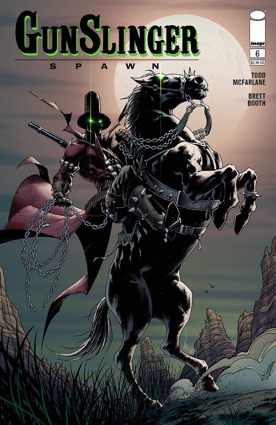 Gunslinger Spawn #6 Cover B Variant Kevin Keane Cover