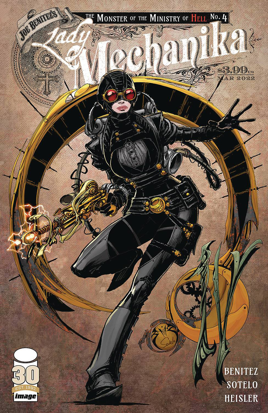 Lady Mechanika Monster Of The Ministry Of Hell #4 Cover A Regular Joe Benitez & Beth Sotelo Cover