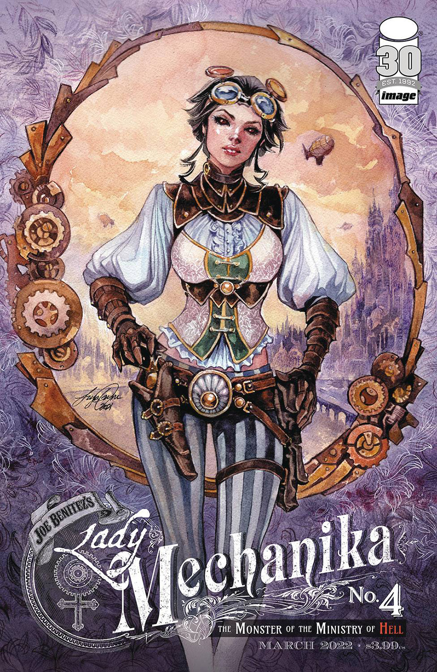 Lady Mechanika Monster Of The Ministry Of Hell #4 Cover B Variant Siya Oum Cover