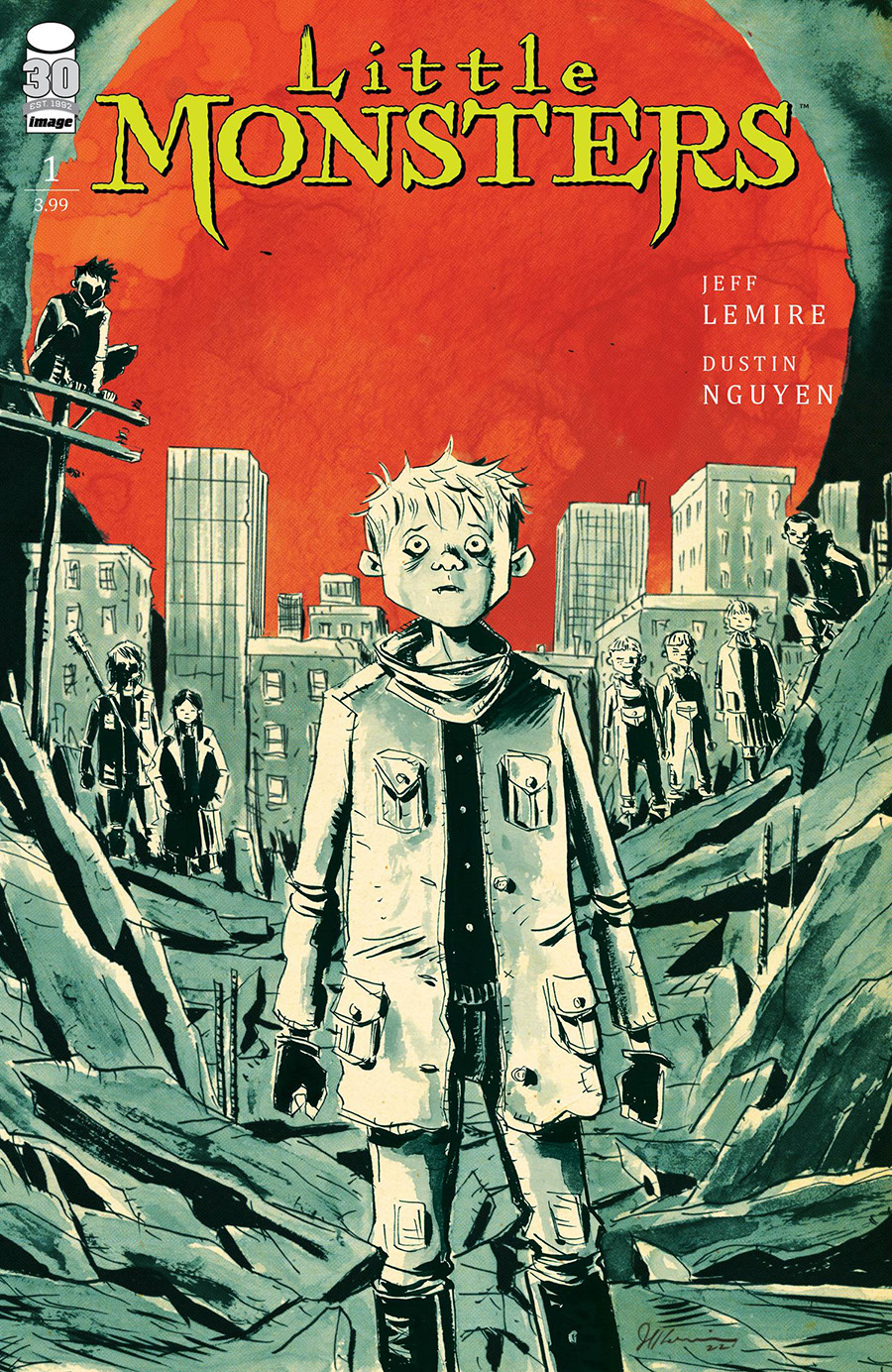 Little Monsters #1 Cover B Variant Jeff Lemire Cover