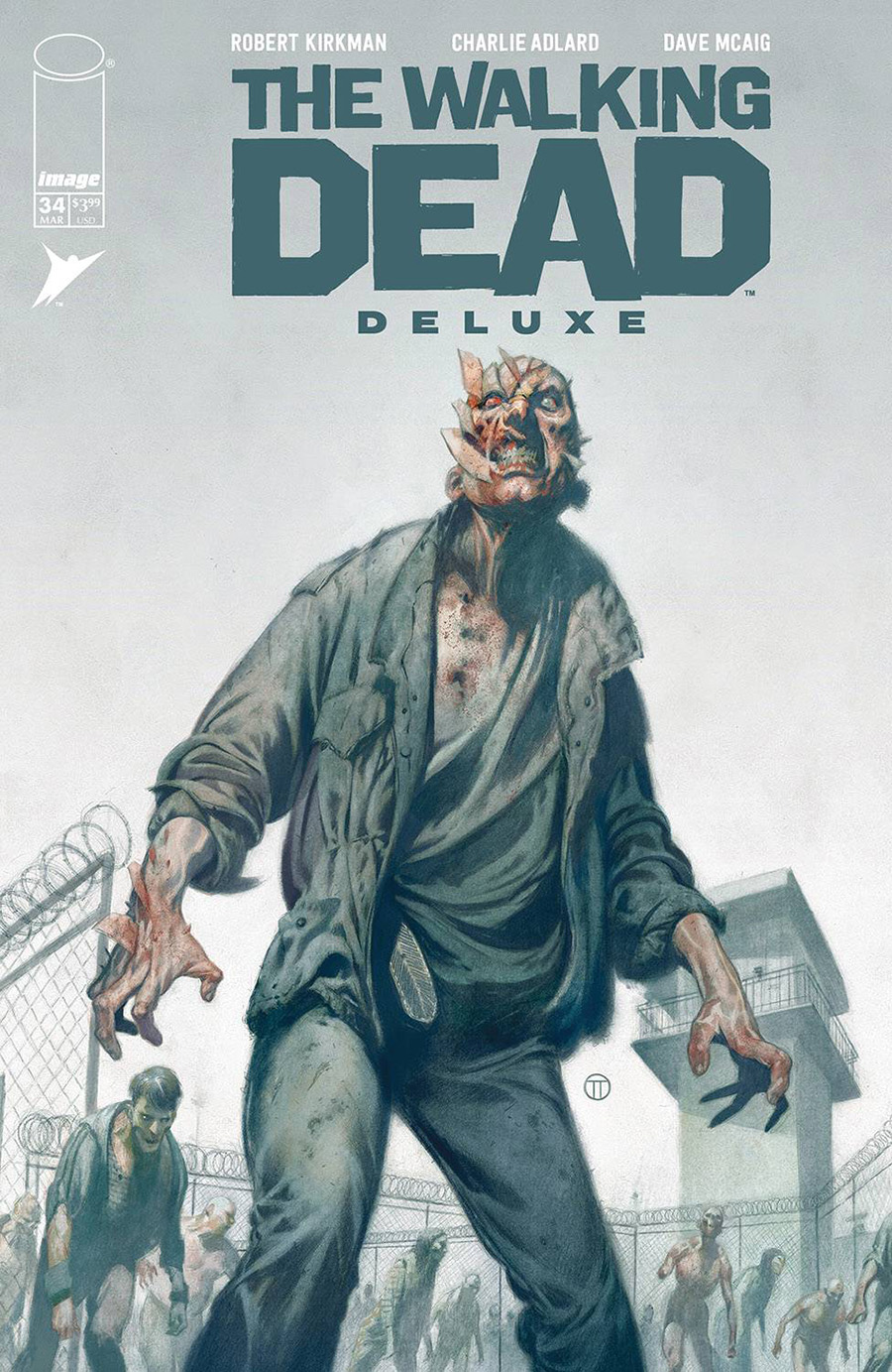 Walking Dead Deluxe #34 Cover E Variant Julian Totino Tedesco Cover