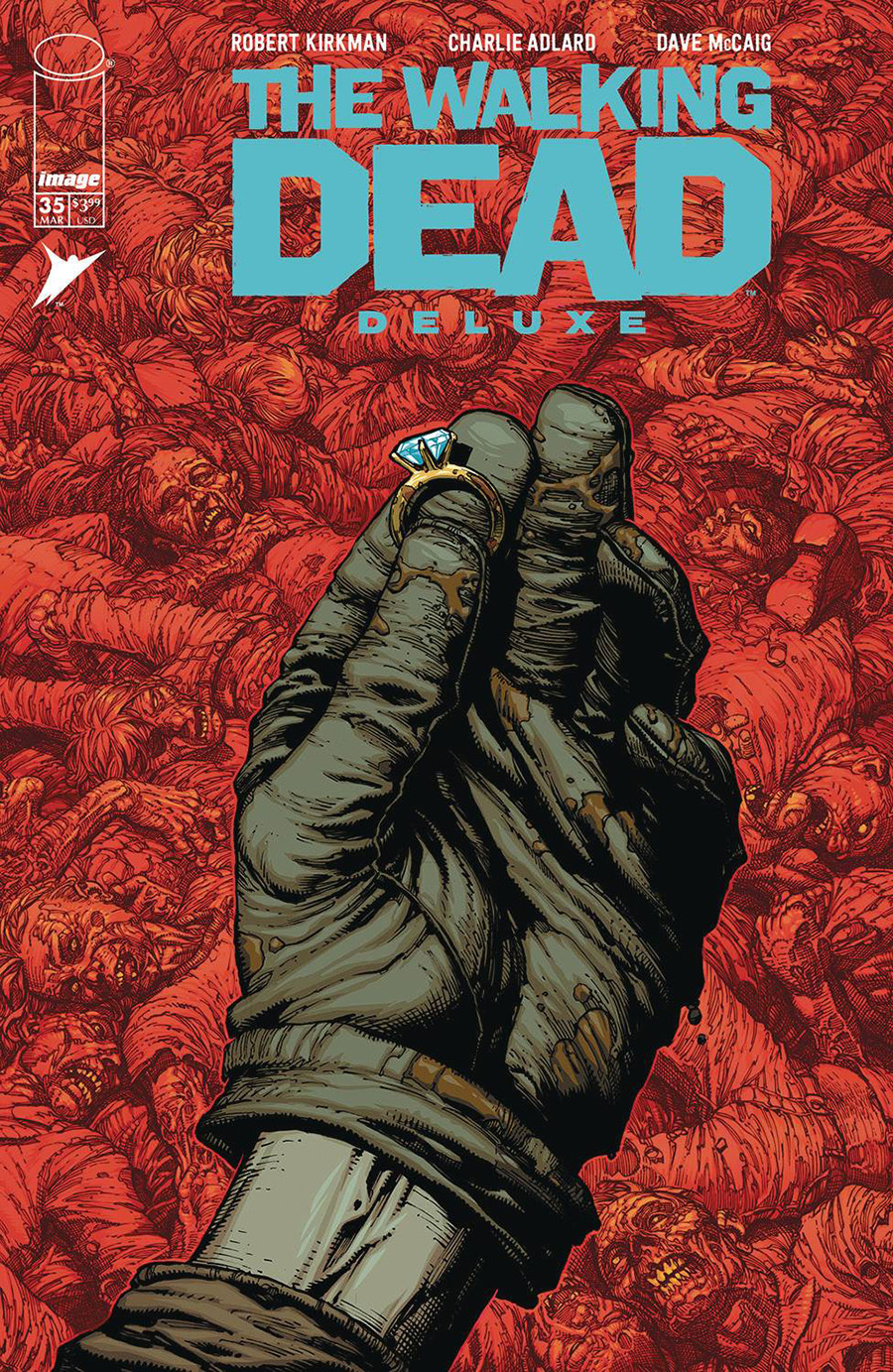 Walking Dead Deluxe #35 Cover A Regular David Finch & Dave McCaig Cover