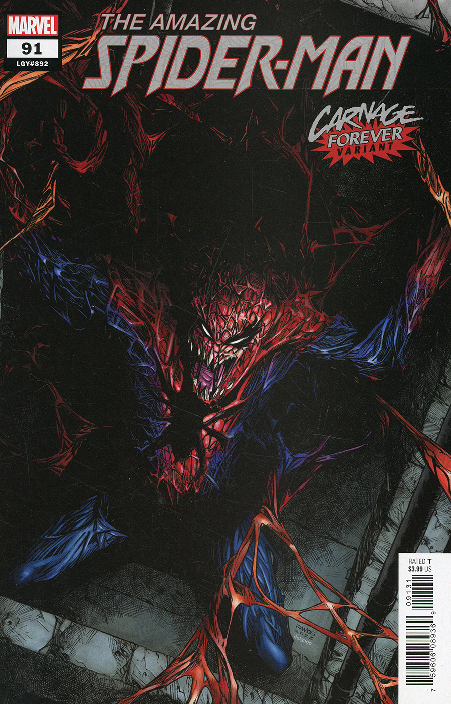 Amazing Spider-Man Vol 5 #91 Cover B Variant Humberto Ramos Carnage Forever Cover