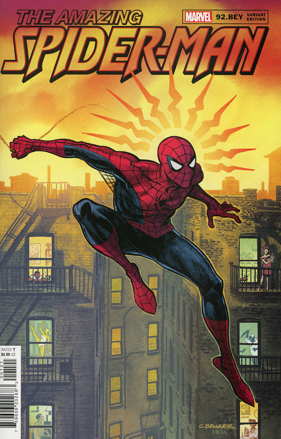 Amazing Spider-Man Vol 5 #92BEY Cover B Variant Chris Brunner Cover