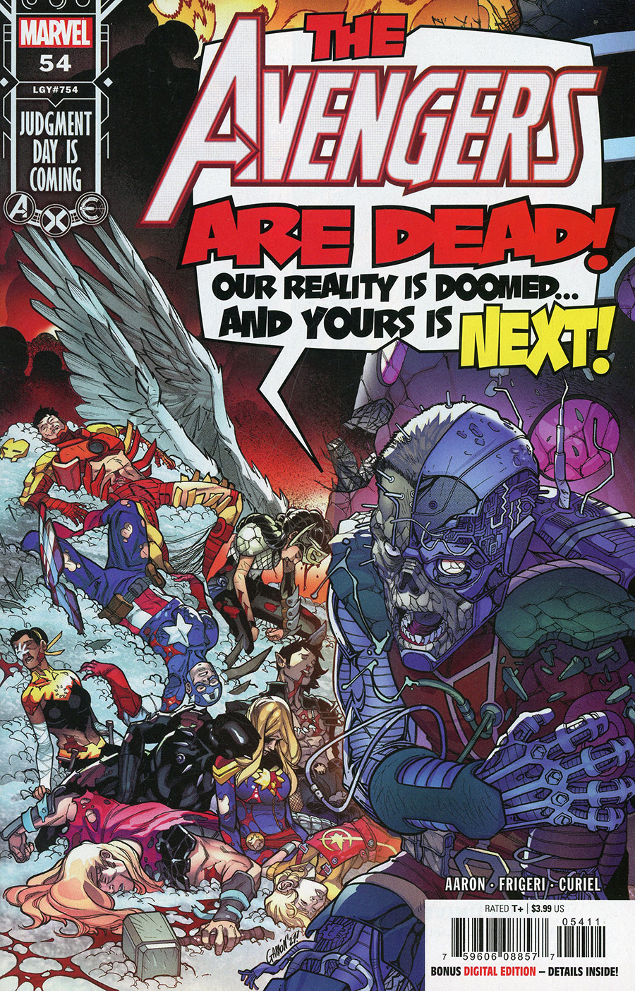 Avengers Vol 7 #54 Cover A Regular Javier Garron Cover