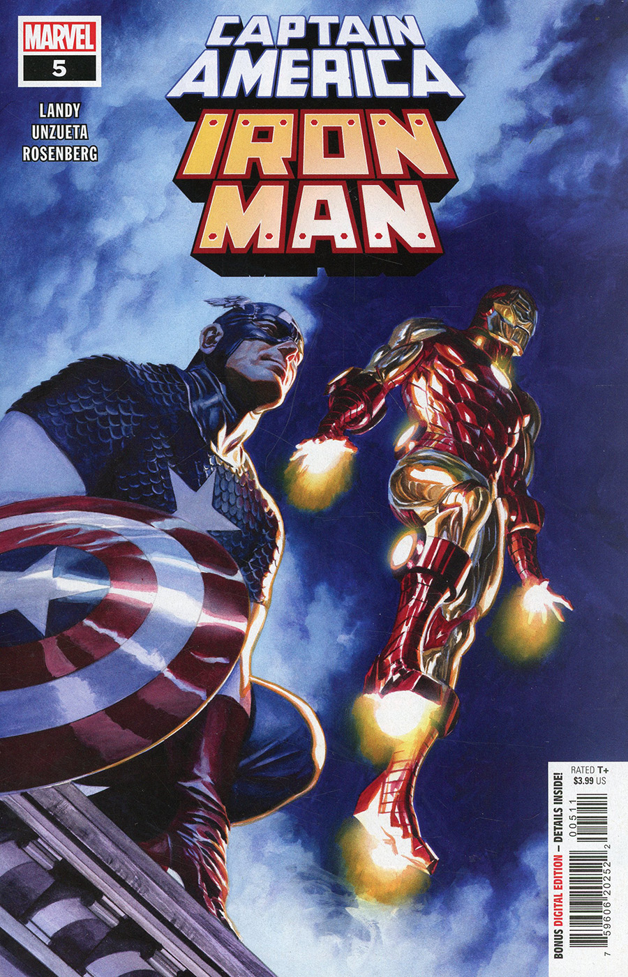 Captain America Iron Man #5 Cover A Regular Alex Ross Cover