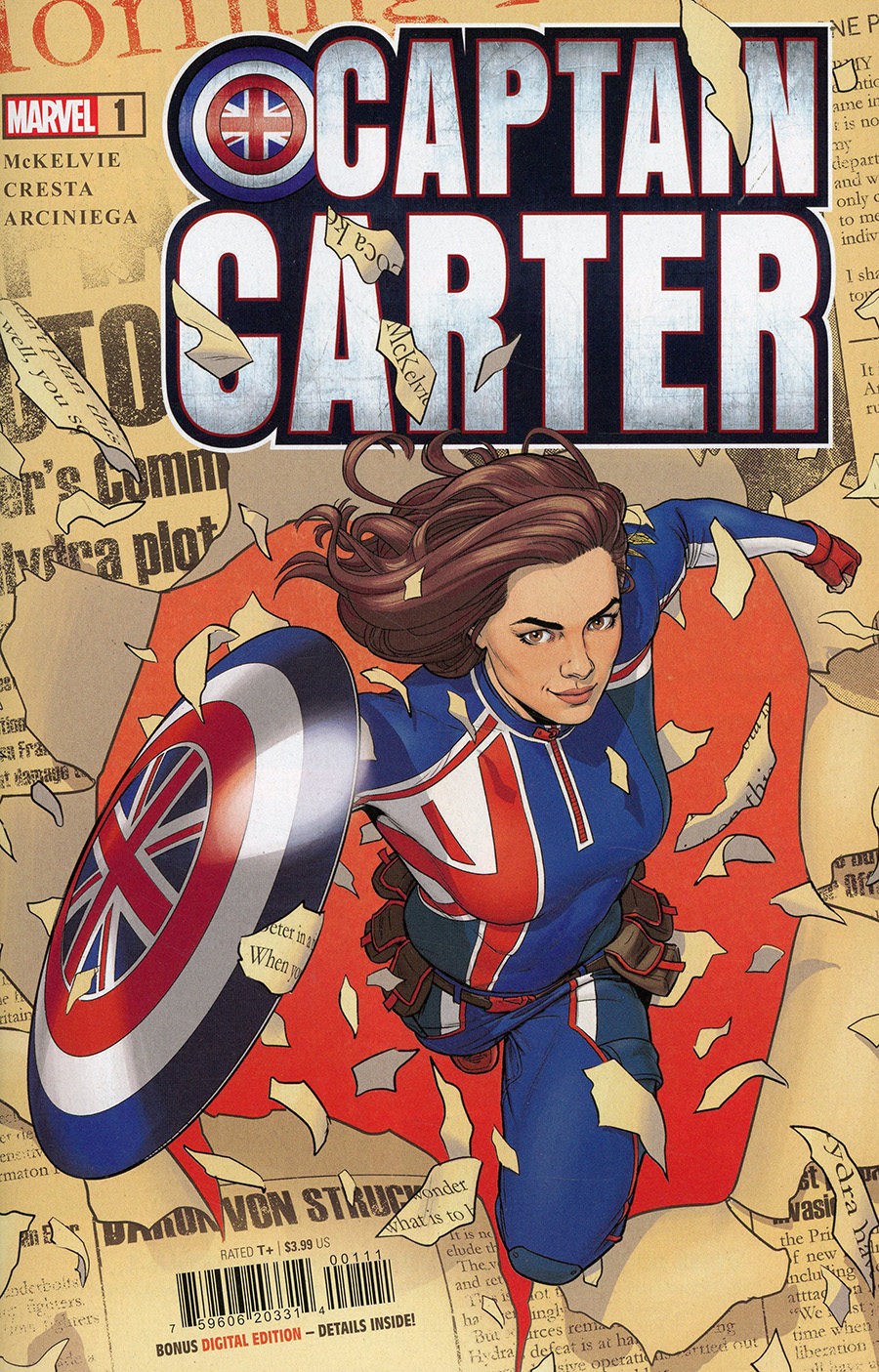 Captain Carter #1 Cover A Regular Jamie McKelvie Cover