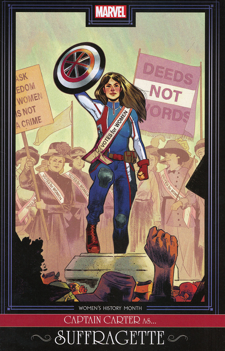 Captain Carter #1 Cover C Variant Sara Pichelli Womens History Month Cover