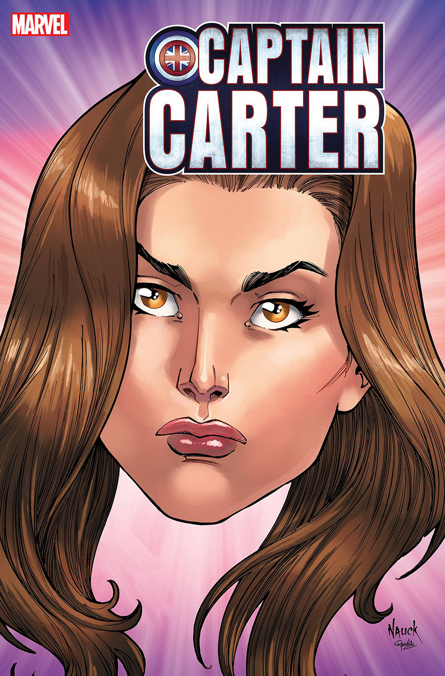Captain Carter #1 Cover E Variant Todd Nauck Headshot Cover