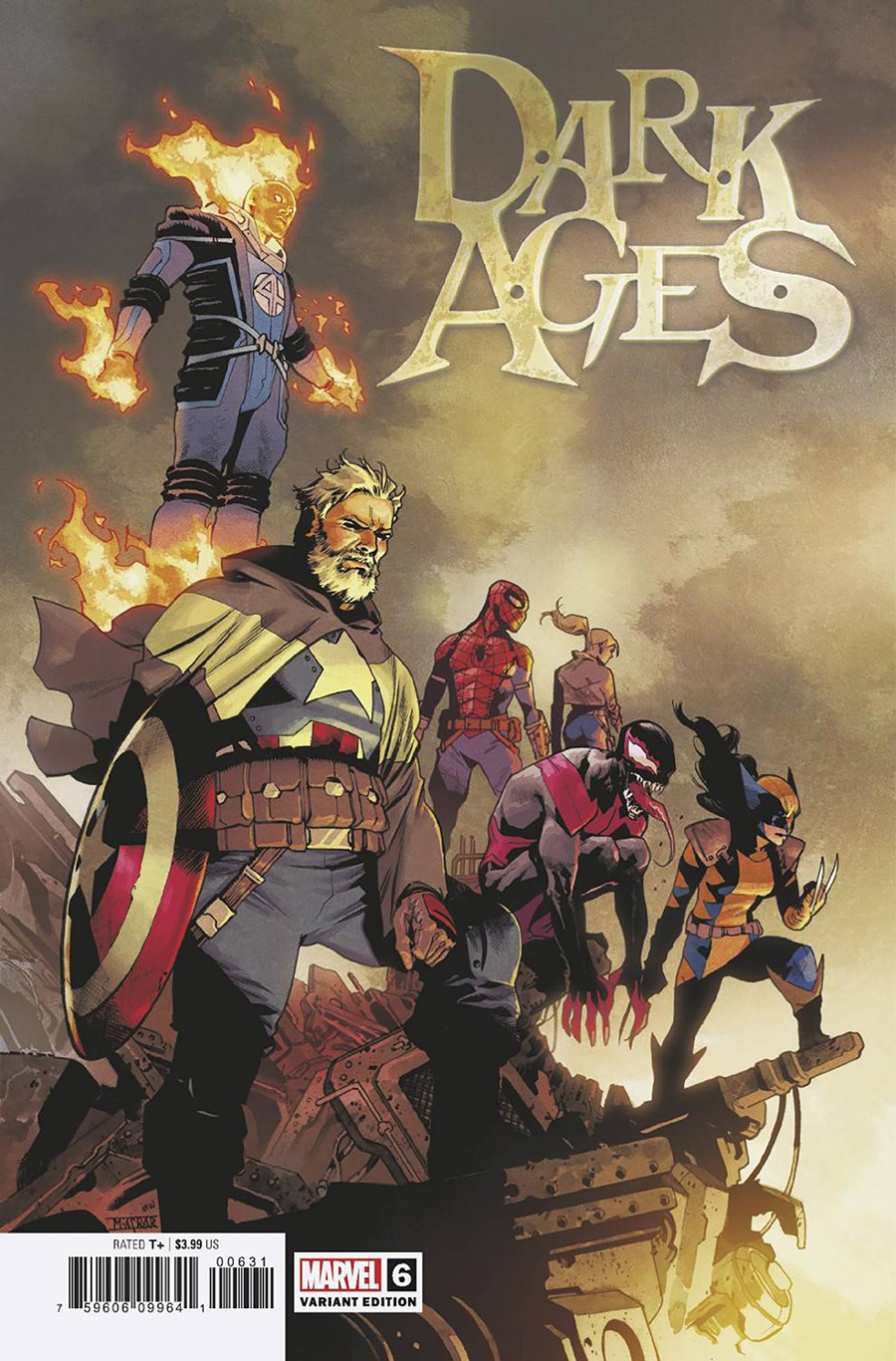 Dark Ages #6 Cover B Variant Mahmud Asrar Cover