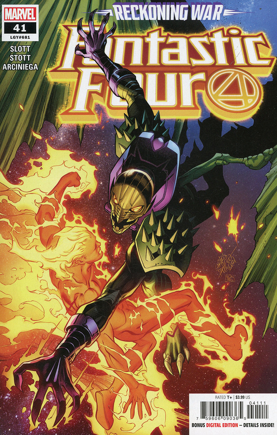 Fantastic Four Vol 6 #41 Cover A Regular Carlos Pacheco Cover (Reckoning War Tie-In)