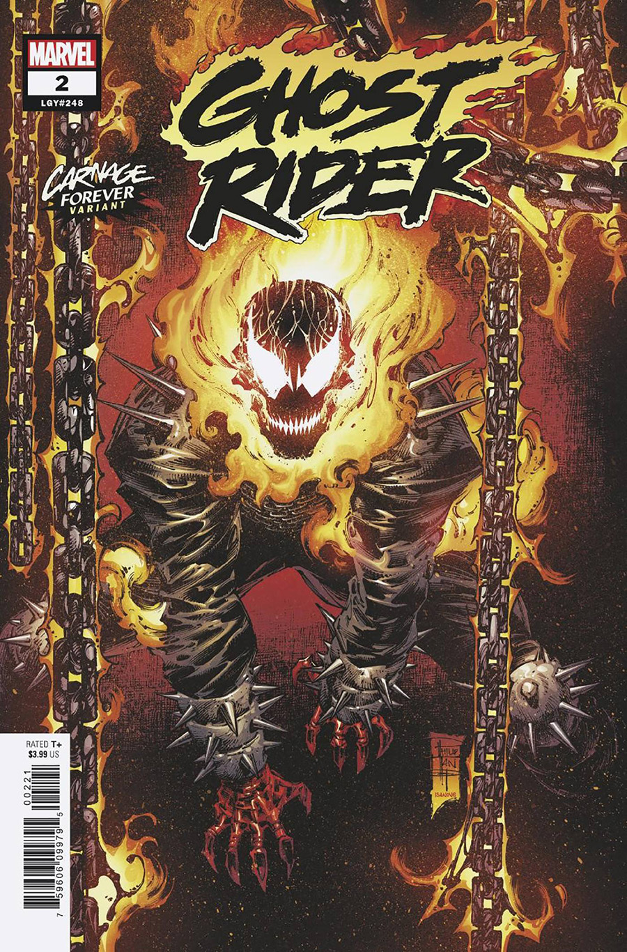 Ghost Rider Vol 9 #2 Cover B Variant Philip Tan Carnage Forever Cover