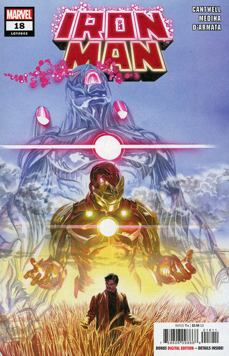 Iron Man Vol 6 #18 Cover A Regular Alex Ross Cover