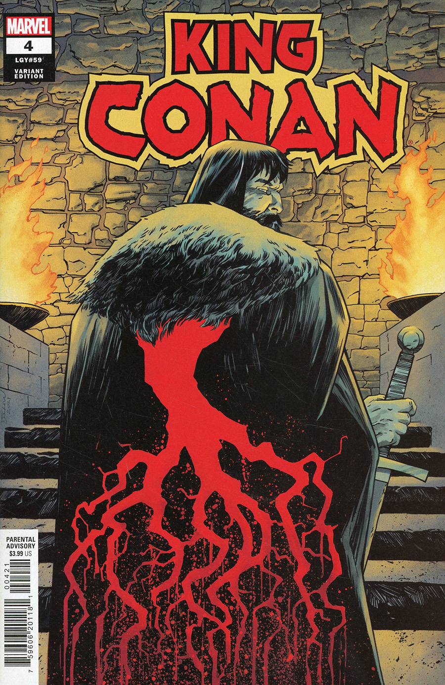 King Conan Vol 2 #4 Cover B Variant Declan Shalvey Cover