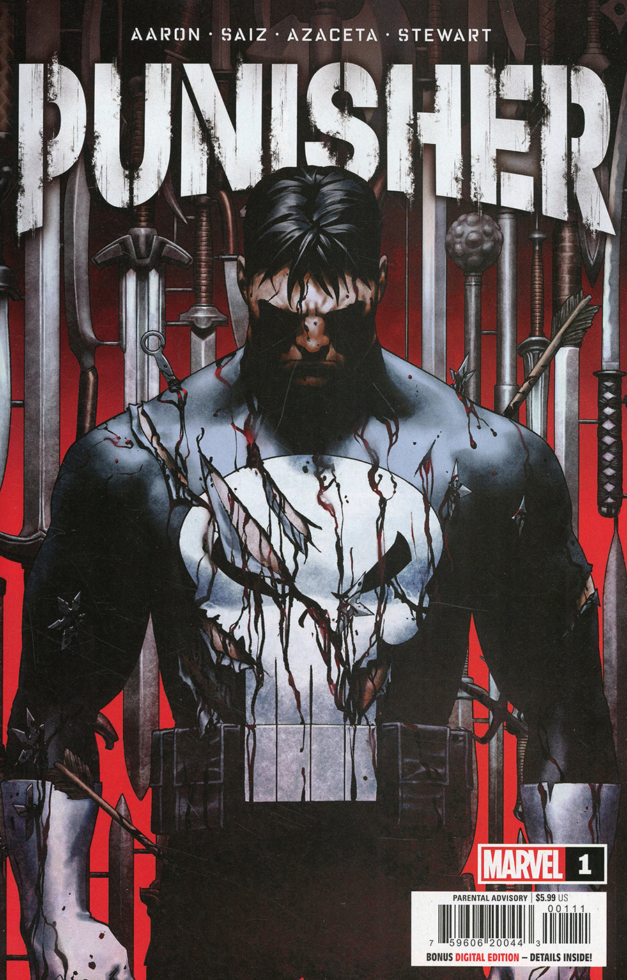 Punisher Vol 12 #1 Cover A Regular Jesus Saiz Cover