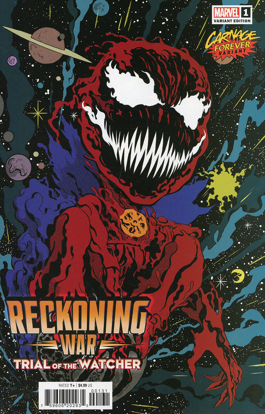 Reckoning War Trial Of The Watcher #1 (One Shot) Cover B Variant Javier Rodriguez Carnage Forever Cover