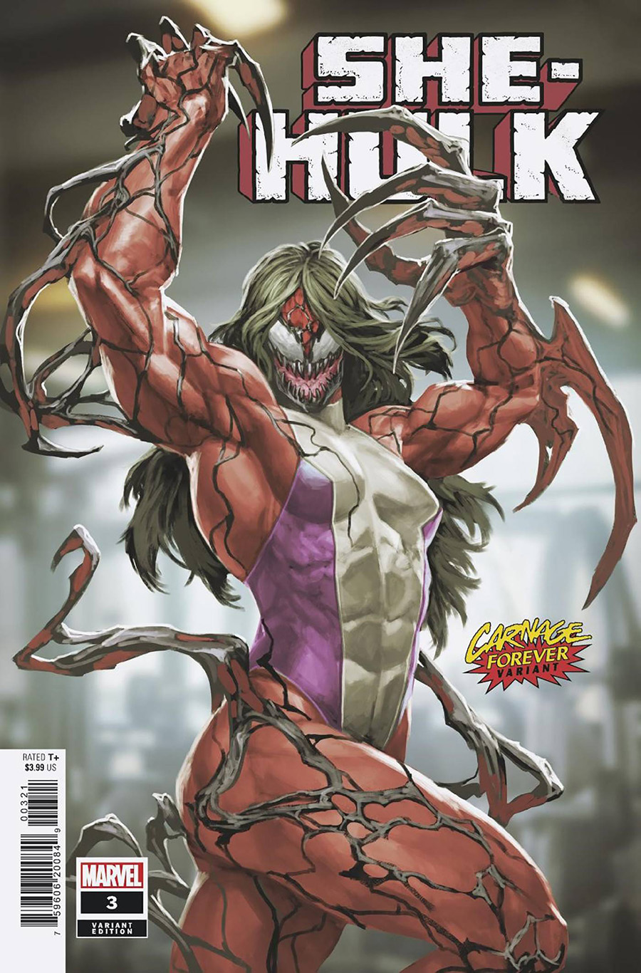 She-Hulk Vol 4 #3 Cover B Variant Skan Carnage Forever Cover