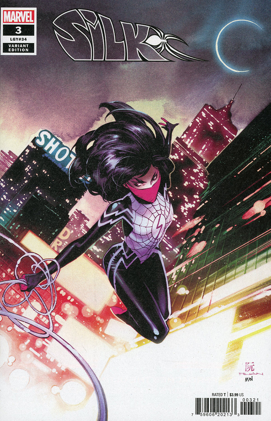 Silk Vol 4 #3 Cover C Variant Dike Ruan Cover