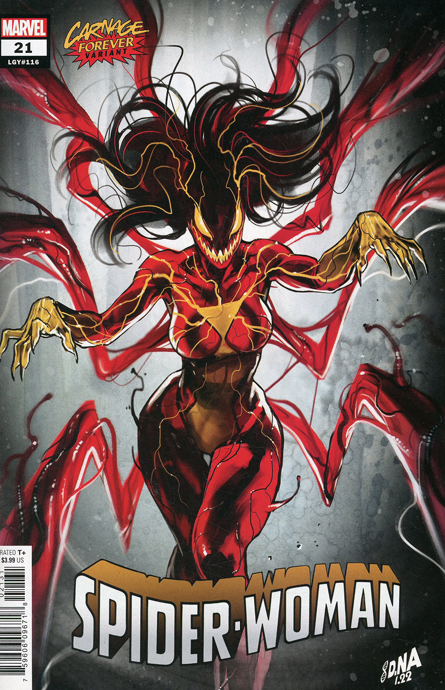 Spider-Woman Vol 7 #21 Cover B Variant David Nakayama Carnage Forever Cover