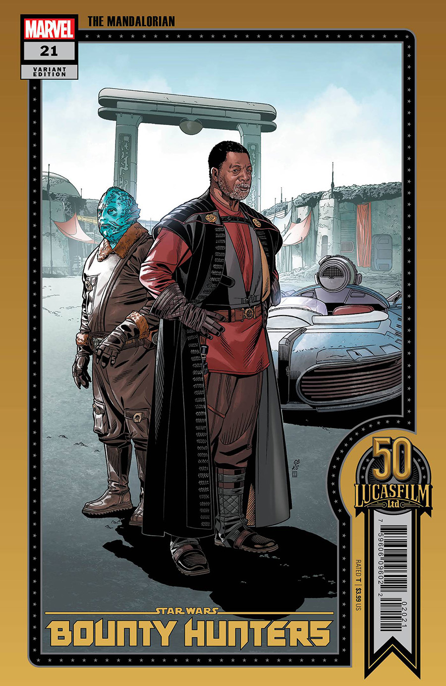 Star Wars Bounty Hunters #21 Cover B Variant Chris Sprouse Lucasfilm 50th Anniversary Cover