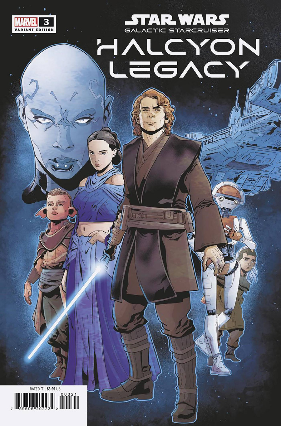 Star Wars Halcyon Legacy #3 Cover B Variant Will Sliney Connecting Cover