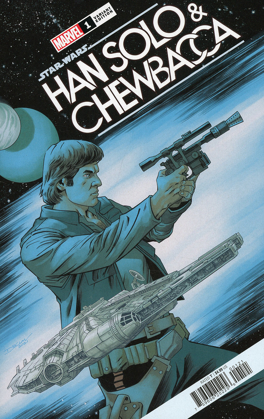 Star Wars Han Solo & Chewbacca #1 Cover B Variant Declan Shalvey Cover