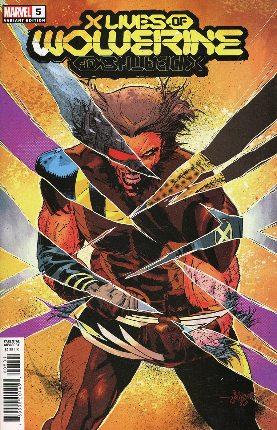 X Lives Of Wolverine #5 Cover B Variant Javi Fernandez Lives Of Wolverine Cover