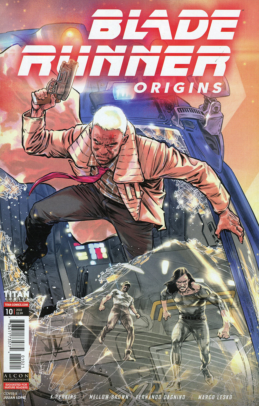 Blade Runner Origins #10 Cover B Variant Julian Lopez Cover