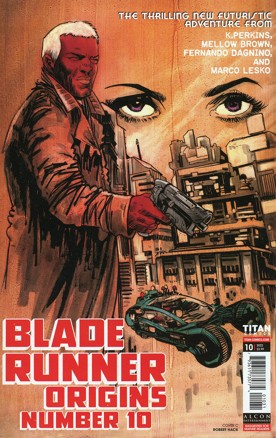 Blade Runner Origins #10 Cover C Variant Robert Hack Cover