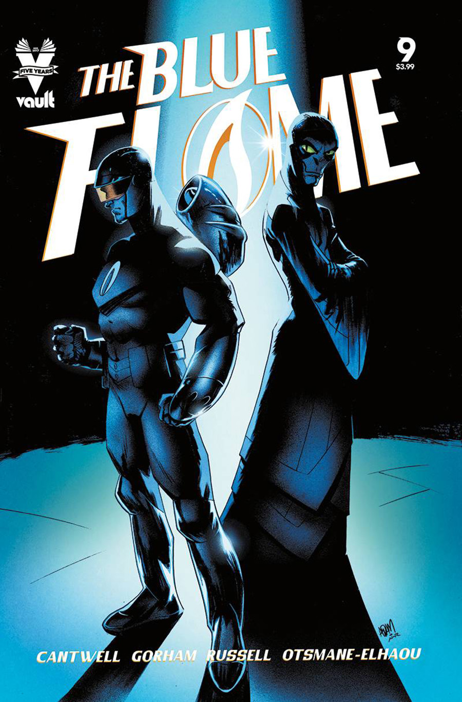 Blue Flame #9 Cover A Regular Adam Gorham Cover