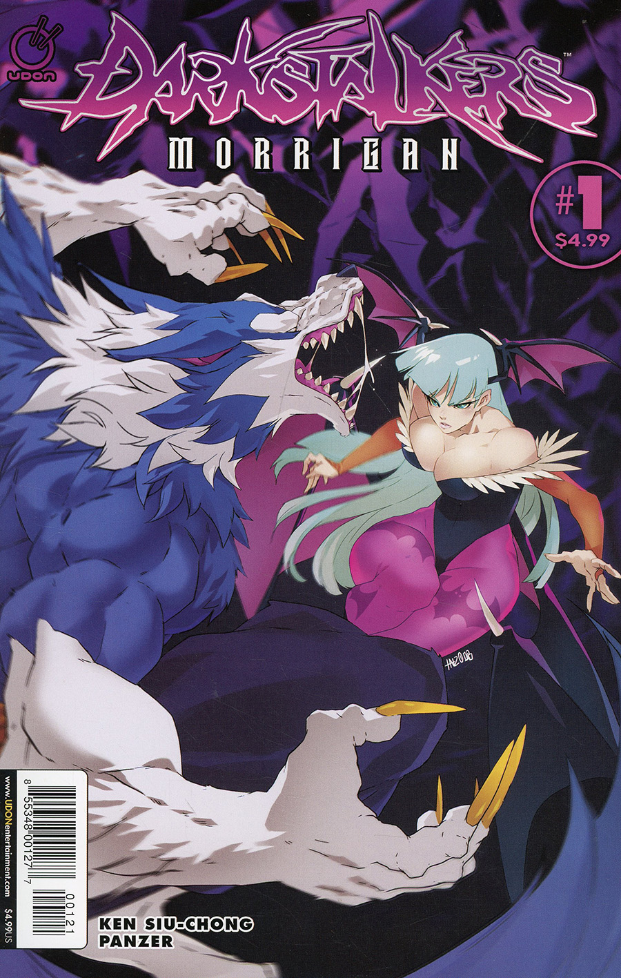 Darkstalkers Morrigan #1 Cover B Variant Hanzo Steinbach Cover