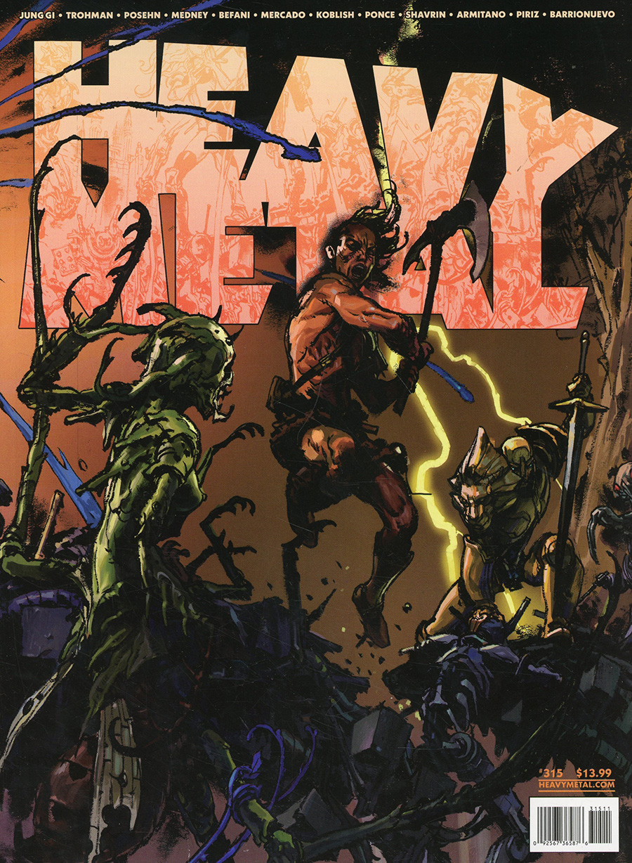 Heavy Metal #315 Cover A Regular Kim Jung Gi Cover