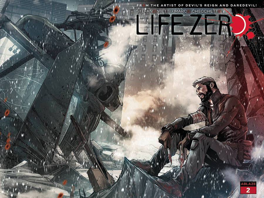 Life Zero #2 Cover B Variant Marco Checchetto Wraparound Cover