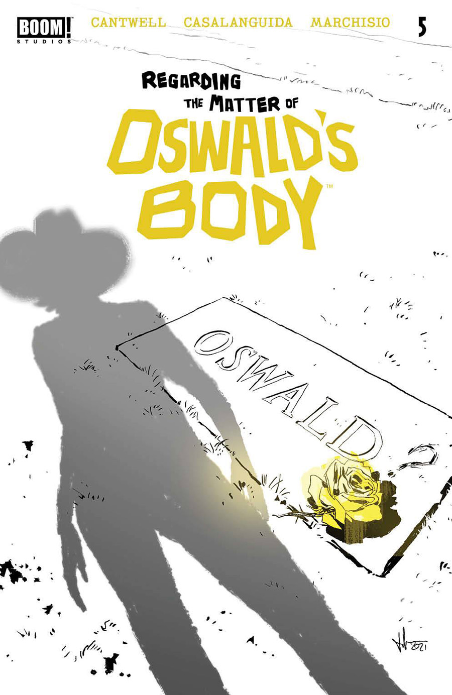 Regarding The Matter Of Oswalds Body #5 Cover A Regular Luca Casalanguida Cover