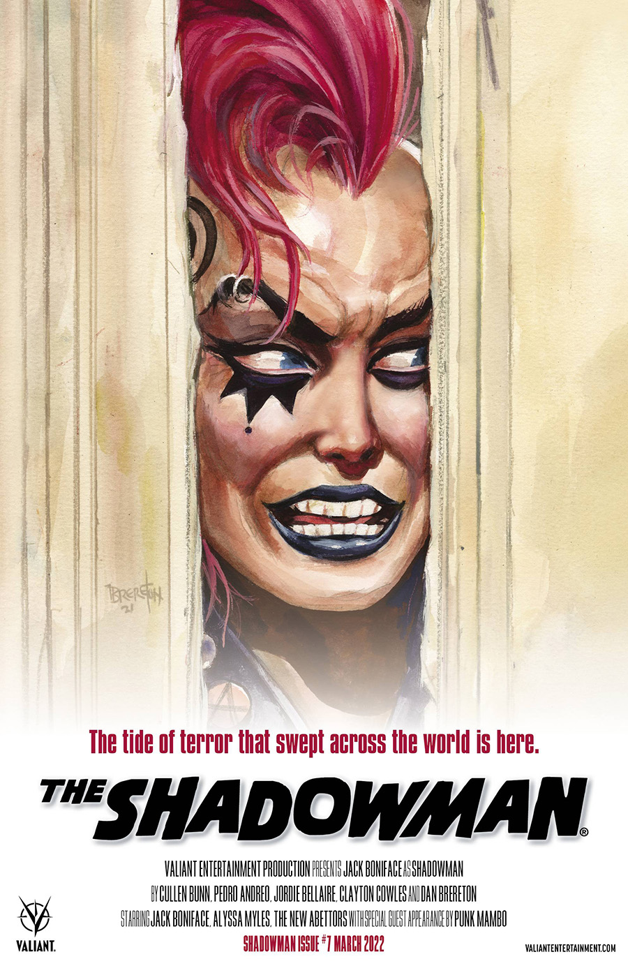 Shadowman Vol 6 #7 Cover B Variant Dan Brereton Horror Movie Homage Cover