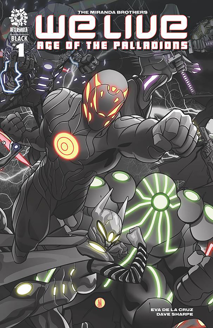 We Live Age Of The Palladions #1 Black Cover A Regular Inaki Miranda Cover