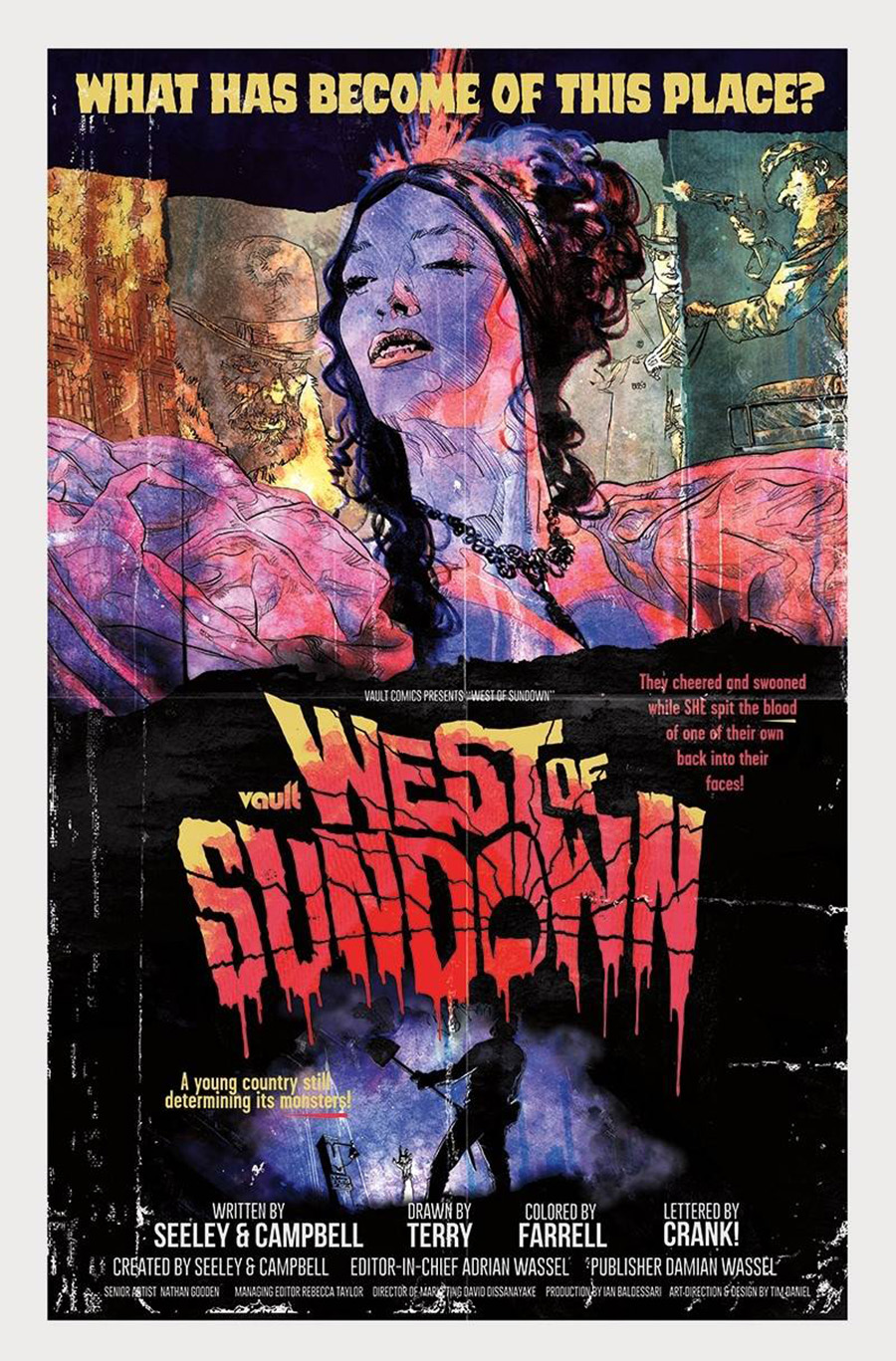 West Of Sundown #1 Cover A Regular Aaron Campbell Cover (Limit 1 Per Customer)