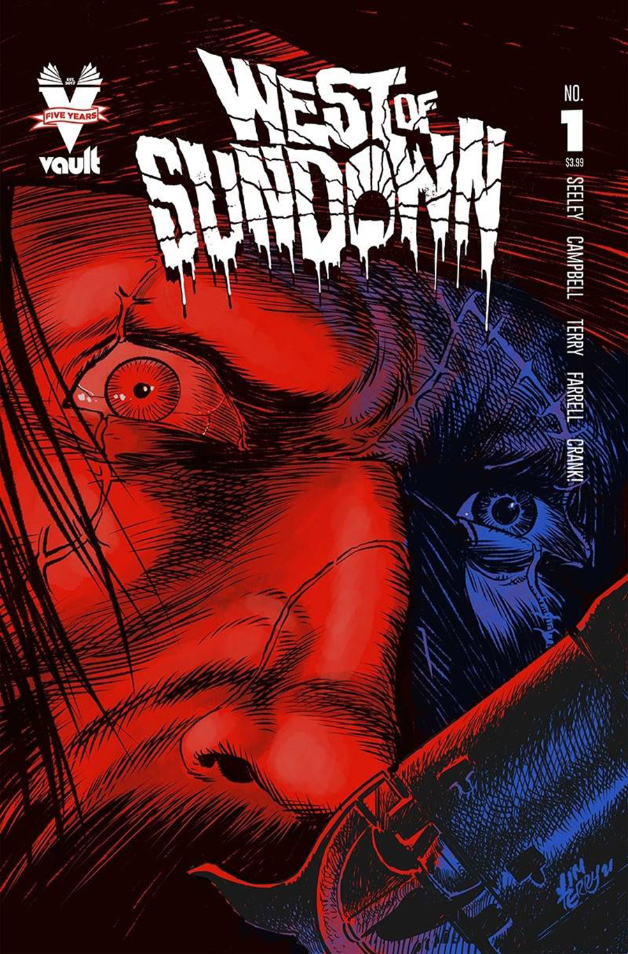 West Of Sundown #1 Cover B Variant Jim Terry Cover (Limit 1 Per Customer)