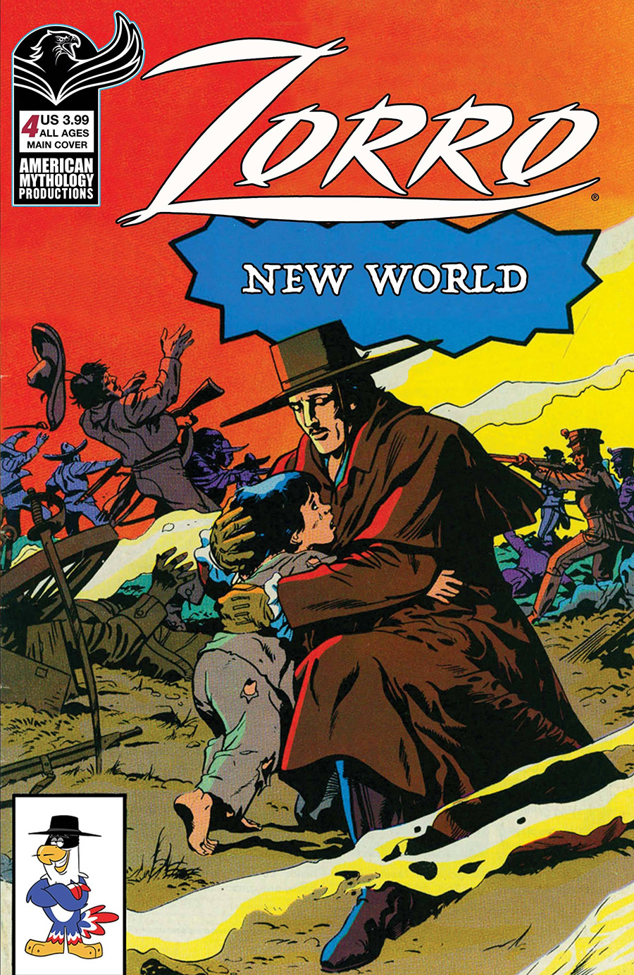 Zorro New World #4 Cover A Regular Mario Capaldi Cover
