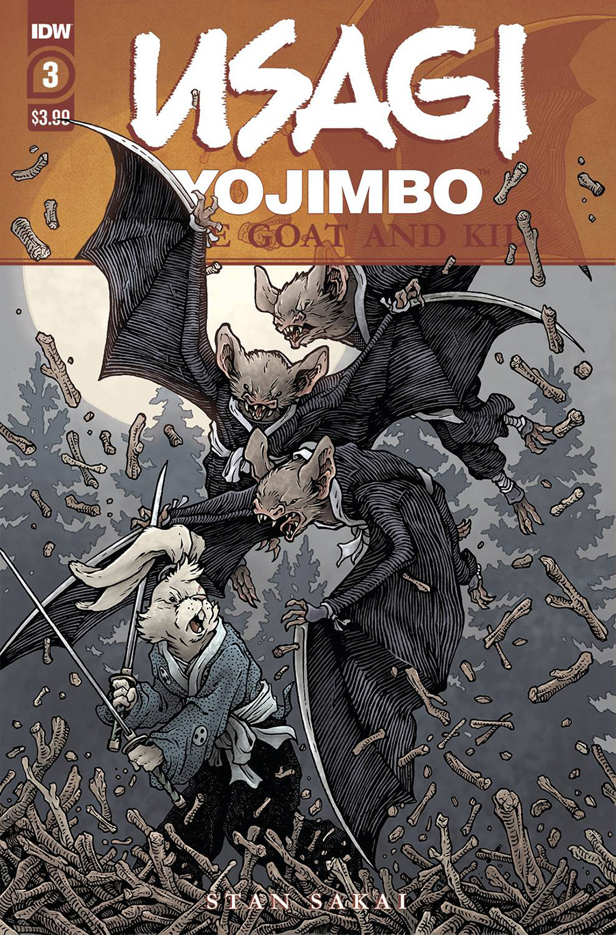 Usagi Yojimbo Lone Goat And Kid #3