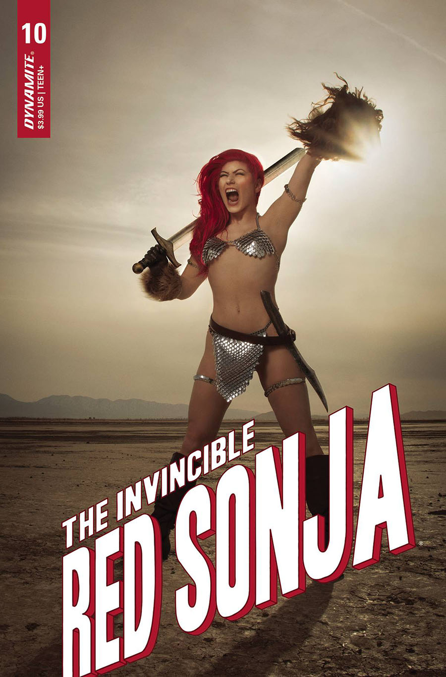 Invincible Red Sonja #10 Cover E Variant Rachel Hollon Cosplay Photo Cover