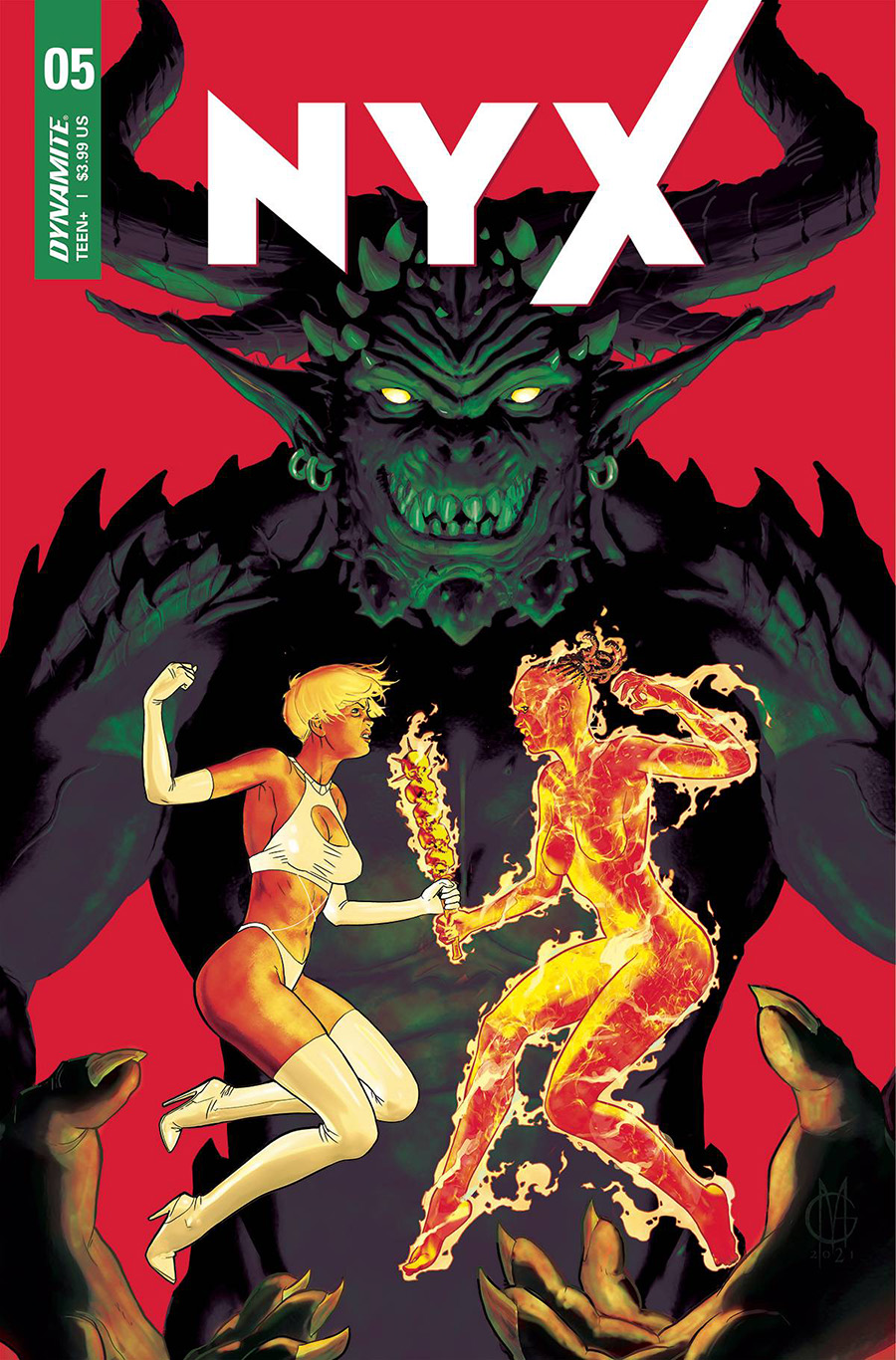 Nyx (Dynamite Entertainment) #5 Cover D Variant Giuseppe Matteoni Cover