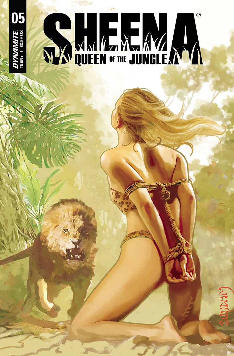 Sheena Queen Of The Jungle #5 Cover C Variant Arthur Suydam Cover