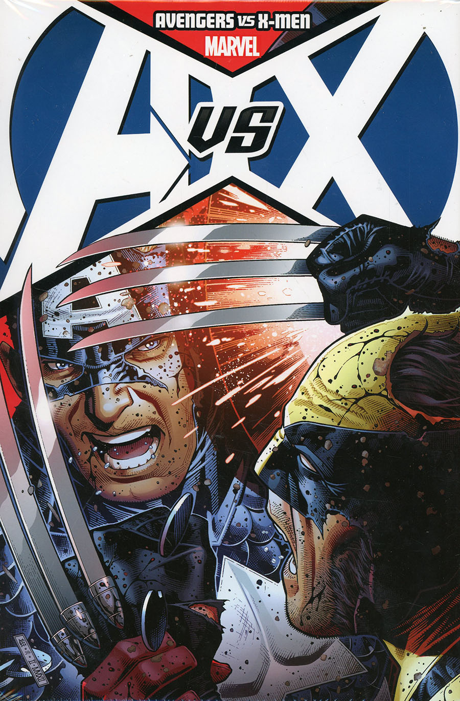 Avengers vs X-Men Omnibus HC Direct Market Jim Cheung Captain America vs Wolverine Variant Cover