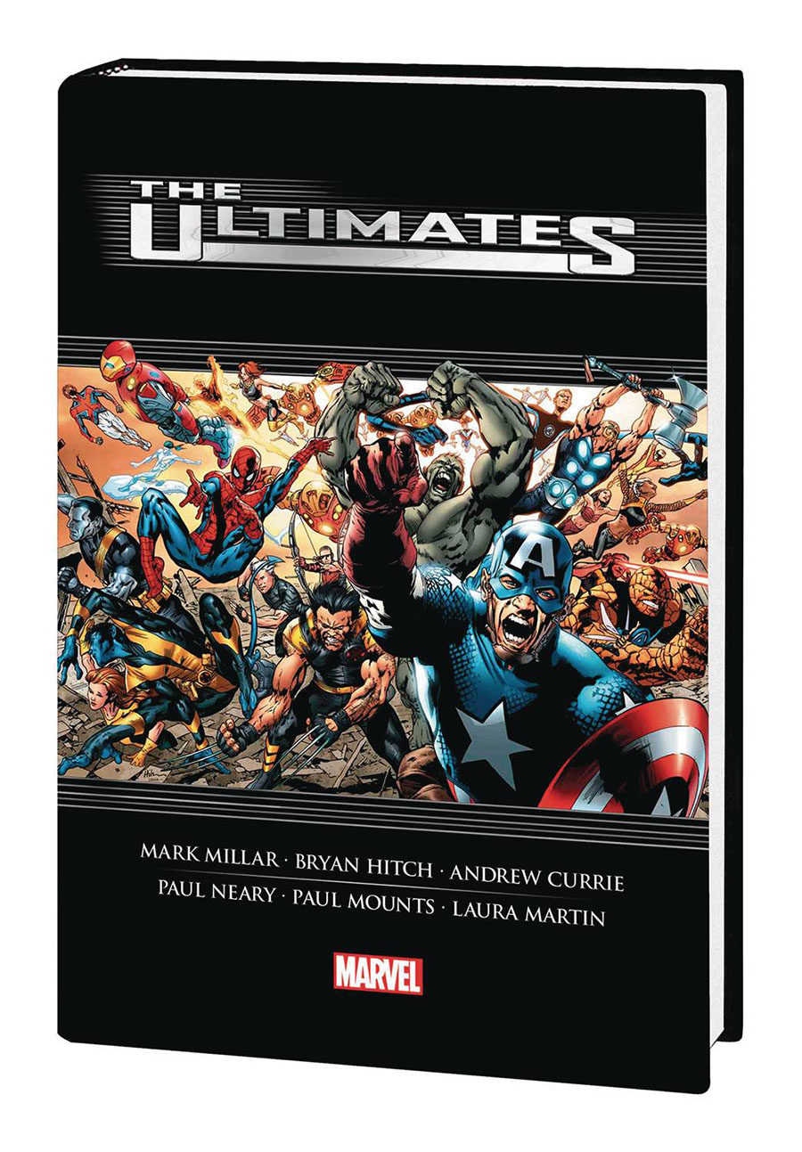 Ultimates By Mark Millar & Bryan Hitch Omnibus HC Direct Market Bryan Hitch Ultimates 2 Variant Cover