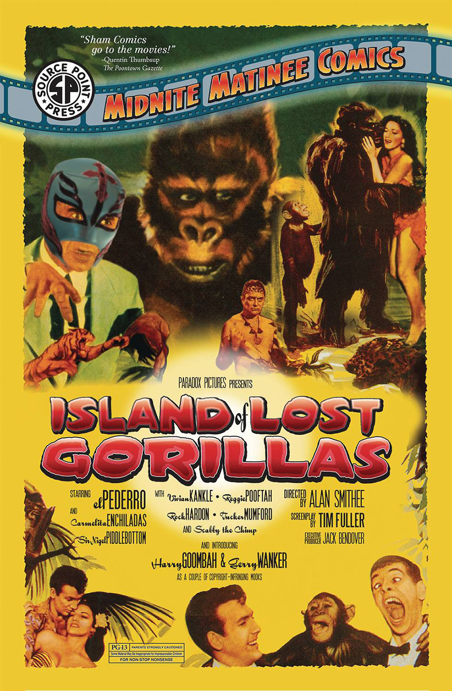 Midnite Matinee Comics Island Of Lost Gorillas TP