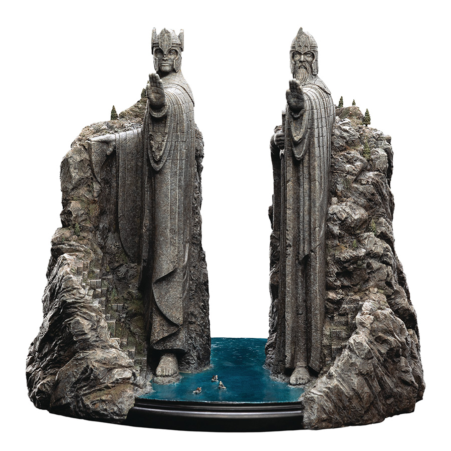 Lord Of The Rings Argonath Environment Limited Edition Polystone Statue
